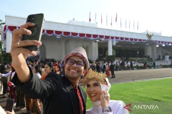 Upacara HUT Kemerdekaan di Istana Merdeka ada SBY-Jokowi, Megawati berhalangan hadir