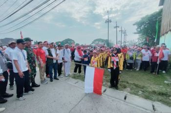 Ribuan orang ikuti jalan sehat di Pahlawan Setia peringati kemerdekaan