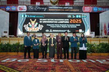 Unila selenggarakan kegiatan PSAP bagi 895 mahasiswa baru Pascasarjana