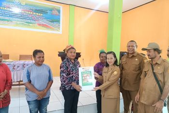 Pemkot Jayapura serahkan bantuan hibah 30 pengolah ikan pemula