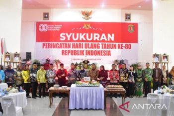 Pemkab Katingan rayakan HUT ke-80 RI dengan syukuran dan apresiasi budaya