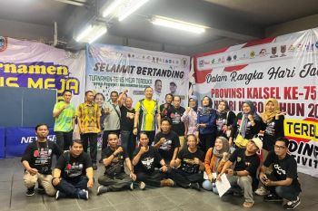 Ketua DPRD harap turnamen Tenis Meja Terbuka DPRD Kalsel meningkat