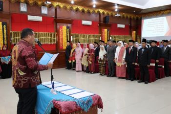 Wako Pariaman lantik 104 pejabat tingkat kinerja pemerintahan