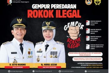 Pemkab Bojonegoro ajak masyarakat perkuat 'Gempur Peredaran Rokok Ilegal'