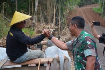 Kasdam Brigjen Yustinus ajak warga jaga hasil pembangunan TMMD di Manado