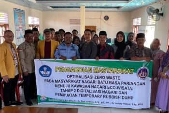 Tim PKM UNP dorong Batu Basa bertransformasi menjadi Nagari Digital