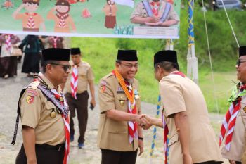 Wawako Maigus Nasir nilai Kemah Blok Pramuka SMA 1 Pertiwi mementum bangun jiwa kepemimpinan