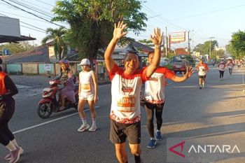 Kansar Pangkalpinang ikut meriahkan Tins Half Marathon 2025