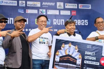 Mahasiswa UIN Mataram raih hadiah umrah di Rinjani Color Run 3 - 2025
