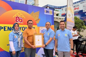 Kanwil Kemenkum Lampung gelar Pengayoman Expo di CFD Tugu Adipura