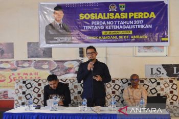 Erick Hamdani sosialisasikan Perda nomor 7/2017 di Padang Panjang