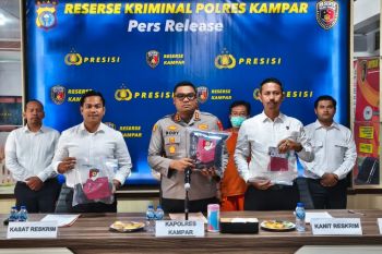 Polres Kampar ekspos tiga kasus pencabulan, enam anak dibawah umur jadi korban