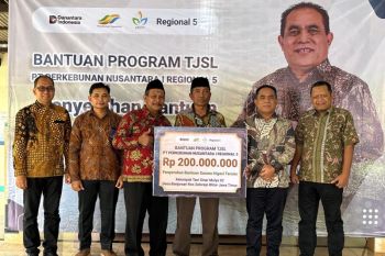 PTPN I Regional 5 bangun irigasi Rp200 juta untuk petani di Blitar