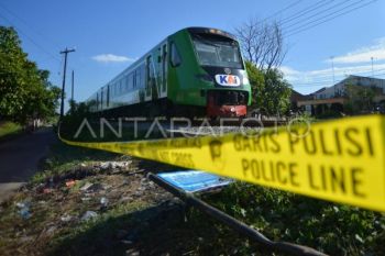 Perlintasan sebidang dengan sistem peringatan dini rusak