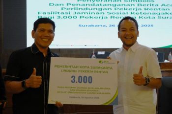 3.000 pekerja rentan di Solo dapat jaminan sosial ketenagakerjaan dari APBD
