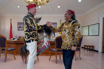 Bupati Temanggung menerima kunjungan Komjen Australia