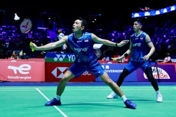 Kalahkan pasangan China, Fajar/Fikri melaju ke final Denmark Open 2025
