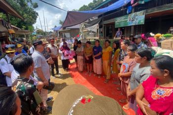 Wabup Kapuas turun ke lokasi banjir di Mandau Talawang salurkan bantuan