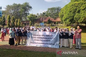 Pemkab Batang-pelajar kampanyekan gerakan aksi bergizi cegah anemia