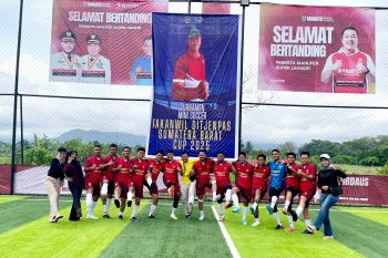 Rutan Lubuk Sikaping tampil meriahkan mini soccer Kakanwil Ditjenpas Sumbar Cup 2025
