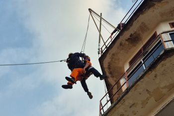 Kansar Pangkalpinang dan ARFF Depati Amir Airport gelar latihan HART bersama