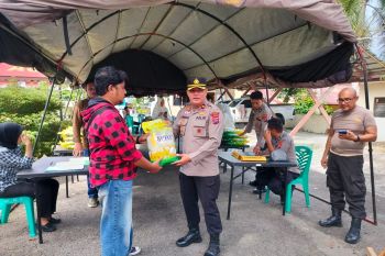 Polres Agam sediakan 39 ton beras dukung kegiatan pangan murah