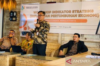 BPS Aceh Barat gelar pelatihan penulisan data statistik bagi wartawan, ini tujuannya