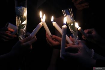 Aksi solidaritas untuk ojol Affan di Malang