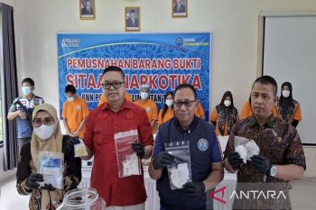 BNNP Kalteng musnahkan 720,99 gram sabu