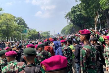 Massa kembali berunjuk rasa di Mako Brimob Kwitang