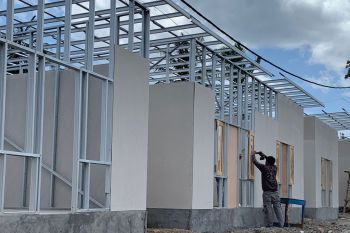 Sebanyak 27 unit huntara nelayan dibangun di Mataram