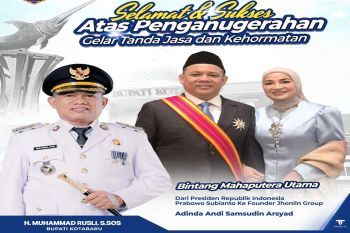 Kotabaru govt appreciates H Isam for medal of honor awarded by President