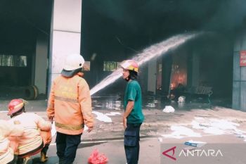 Sejumlah mobil Damkar dihadang saat padamkan api Gedung DPRD NTB