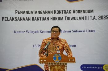 Kemenkum Sulut perkuat pelayanan bantuan hukum masyarakat miskin