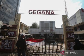 Markas Gegana Jakpus terbakar Minggu sore, diduga ulah pemulung
