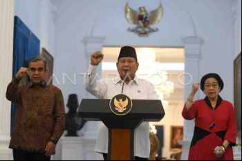 FOTO - Keterangan pers Presiden Prabowo