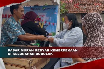 Pasar murah Gabyar Kemerdekaan di Kelurahan Bubulak
