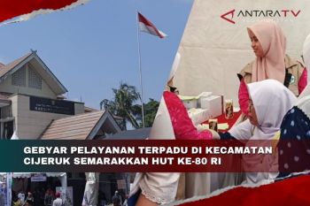 Gebyar Pelayanan Terpadu di Kecamatan Cijeruk semarakkan HUT Ke-80 RI