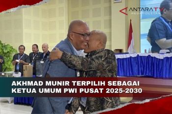 Akhmad Munir terpilih sebagai Ketua Umum PWI Pusat 2025&ndash;2030