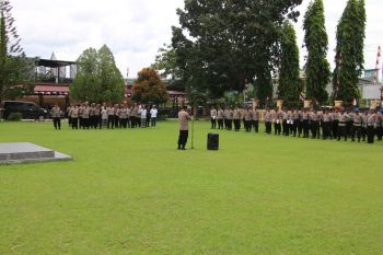 Polres Jayapura imbau personel selalu humanis jaga kamtibmas