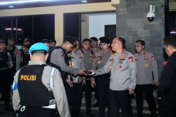 Polri memastikan akan menindak tegas aksi anarkis sesuai prosedur hukum dan HAM