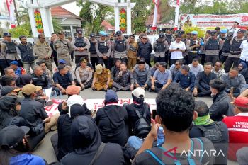 Sampaikan tujuh tuntutan, demonstrasi di Sampit berlangsung damai
