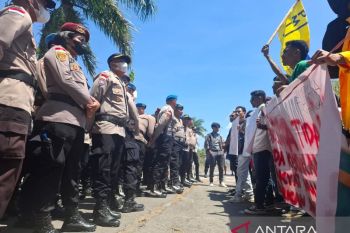 Unjuk rasa di Kupang, NTT berjalan aman damai