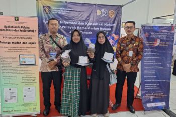 Tim Kemenkum Jateng sosialisasi AHU dan Kekayaan  Intelektual