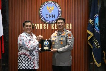 Kapolda Kaltara Berharap Hubungan Dengan BNNP Terjalin baik