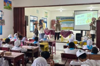 FK UNP latih Dokter Cilik SDN 02 Sariak cegah Zoonosis dan kesiapsiagaan bencana