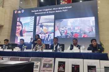 Satu tersangka pembuat konten ajakan bakar Mabes Polri ditangkap