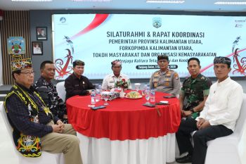 Kapolda Kaltara Menghadiri Silahturahmi dan Rakor Pemprov Kaltara, Forkopimda, Tokoh Masyarakat, dan Organisasi Masyarakat