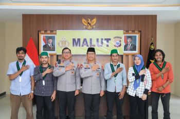 Kapolda Maluku Utara bersama HMI bahas unjuk rasa