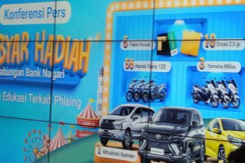 Gebyar undian Bank Nagari hadiah total Rp2,9 miliar